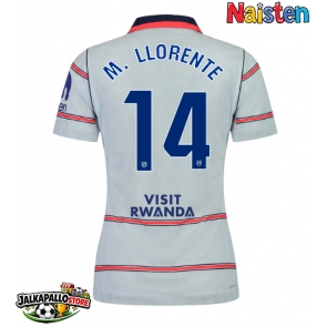 Atletico Madrid Marcos Llorente #14 Kolmaspaita Naisten 2026-27 Lyhythihainen